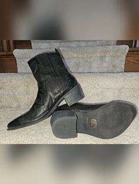 Coconuts by Matisse Black Western Ankle Boots